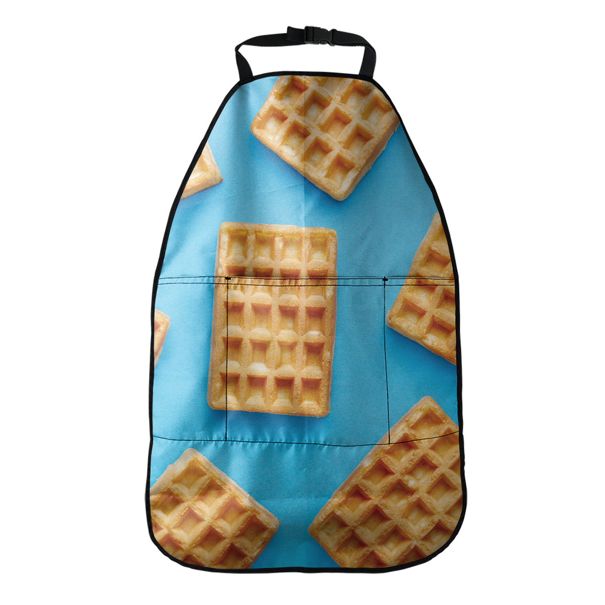 Fresh Waffles Print Car Seat Organizers