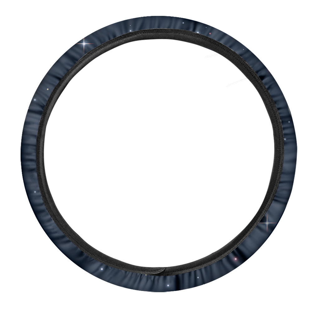 Full Moon Print Car Steering Wheel Cover