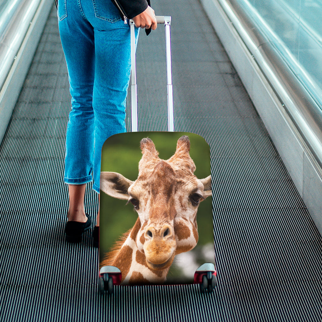 Funny Giraffe Print Luggage Cover