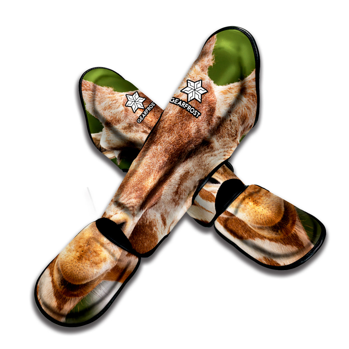 Funny Giraffe Print Muay Thai Shin Guard