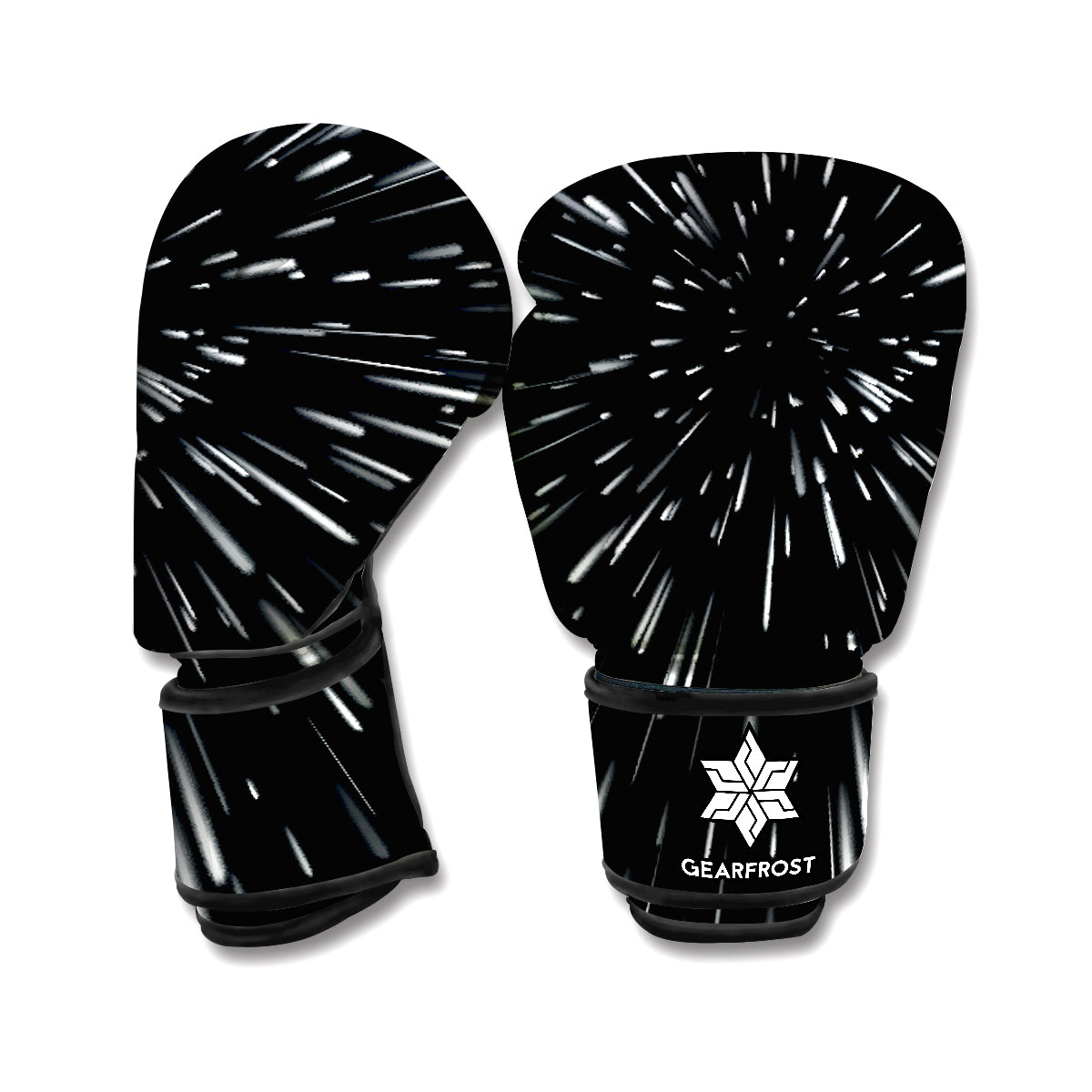 Galaxy Hyperspace Print Boxing Gloves