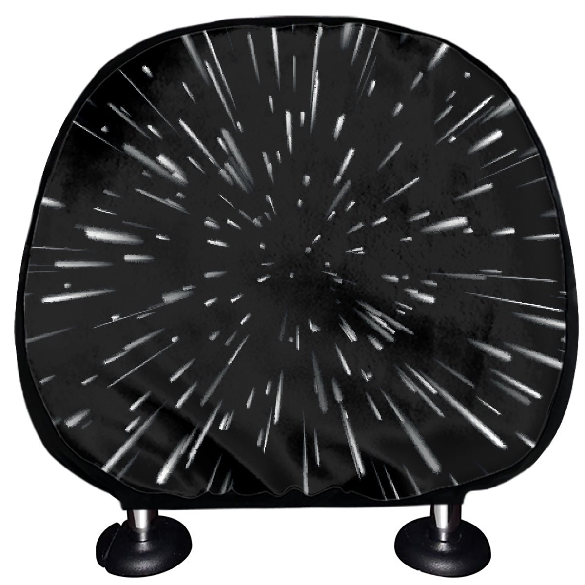 Galaxy Hyperspace Print Car Headrest Covers