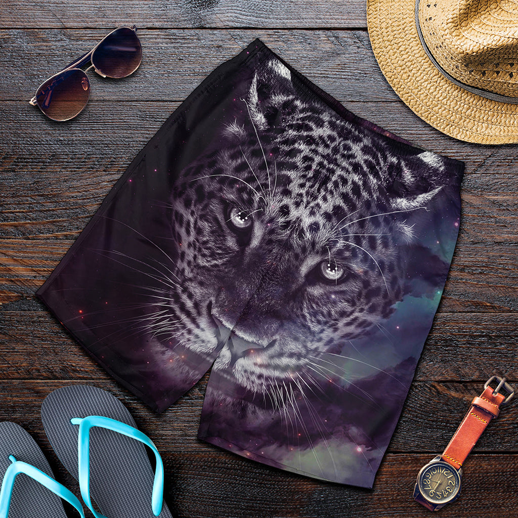 Galaxy Jaguar Print Men's Shorts