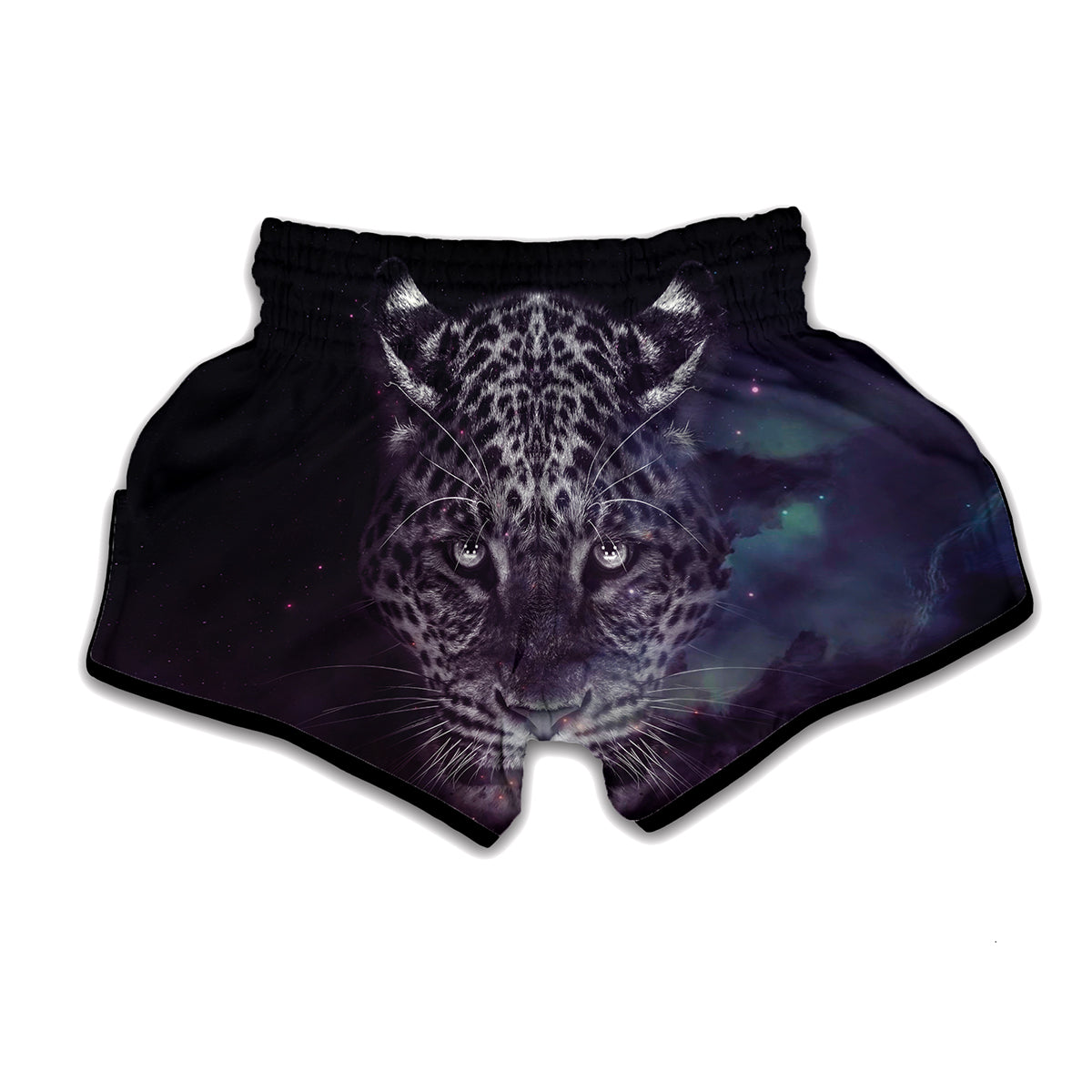 Galaxy Jaguar Print Muay Thai Boxing Shorts