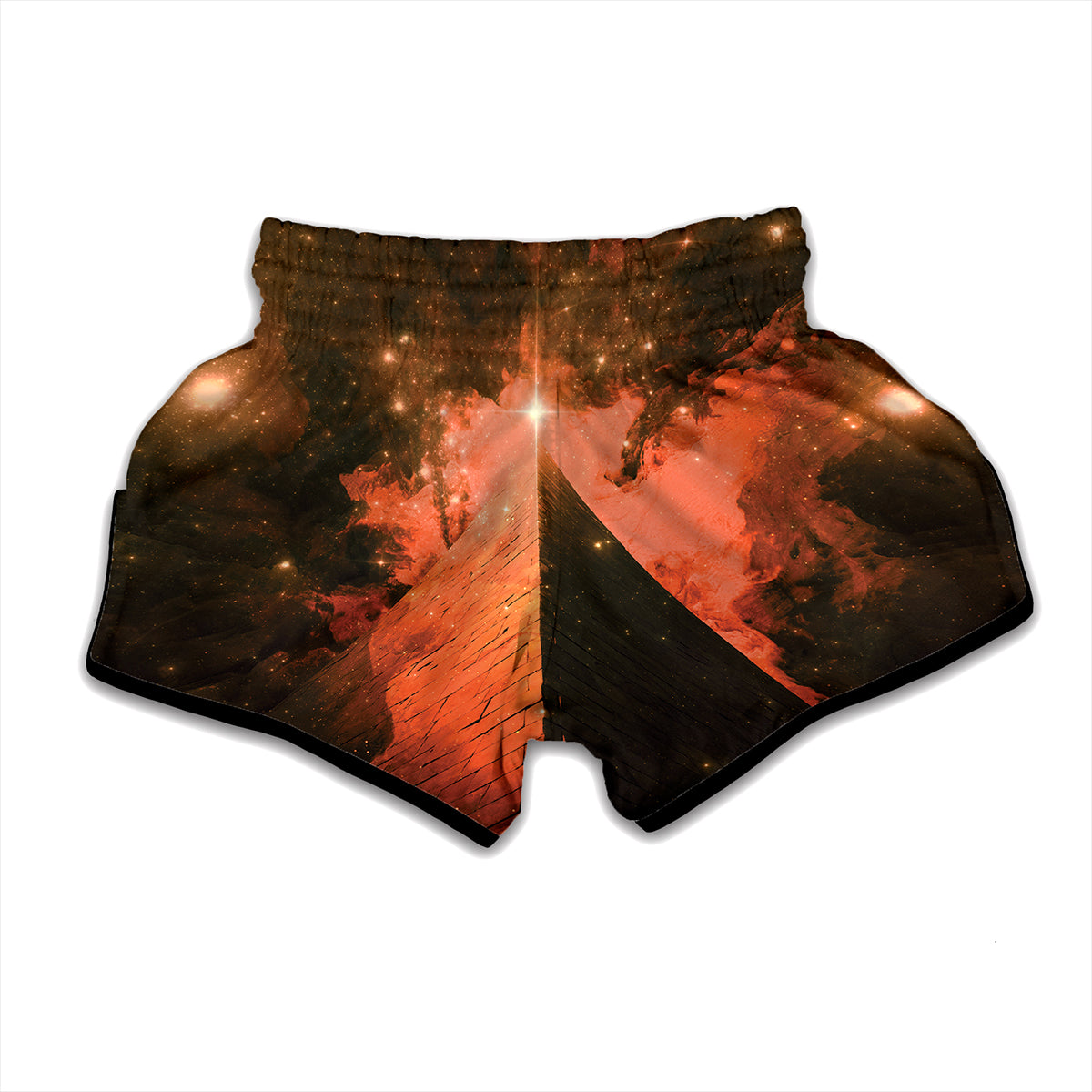 Galaxy Pyramid Print Muay Thai Boxing Shorts
