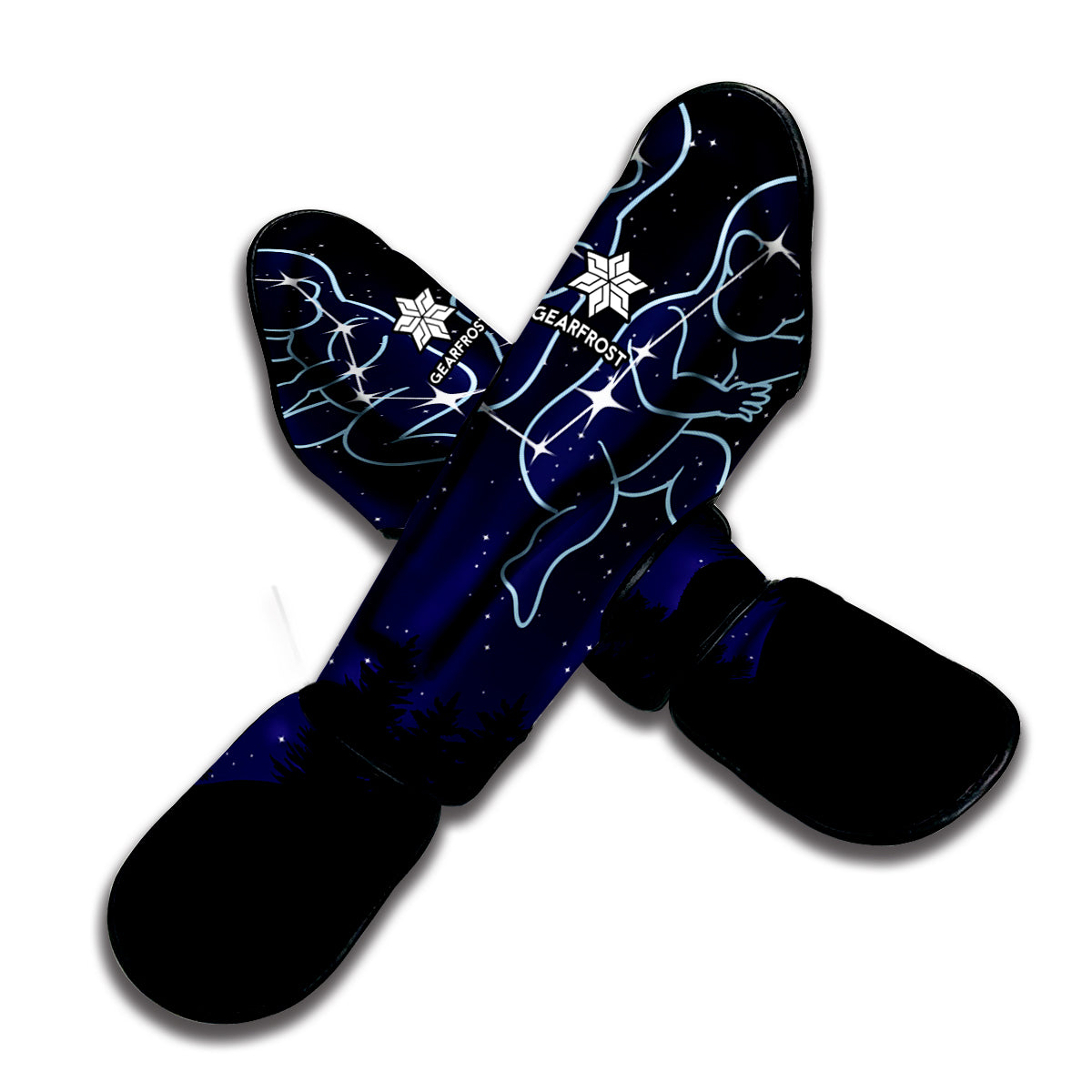 Gemini Constellation Print Muay Thai Shin Guard