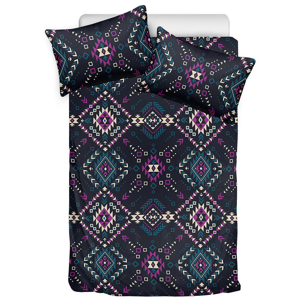 Geometric Ethnic Navajo Pattern Print Duvet Cover Bedding Set