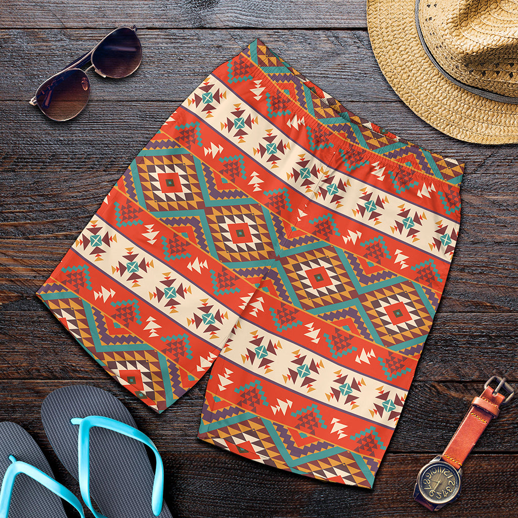 Geometric Native Navajo Print Men's Shorts