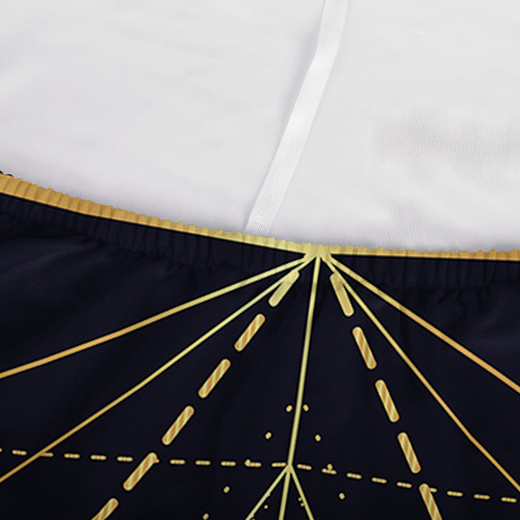 Geometric Pyramid Print Sofa Cover