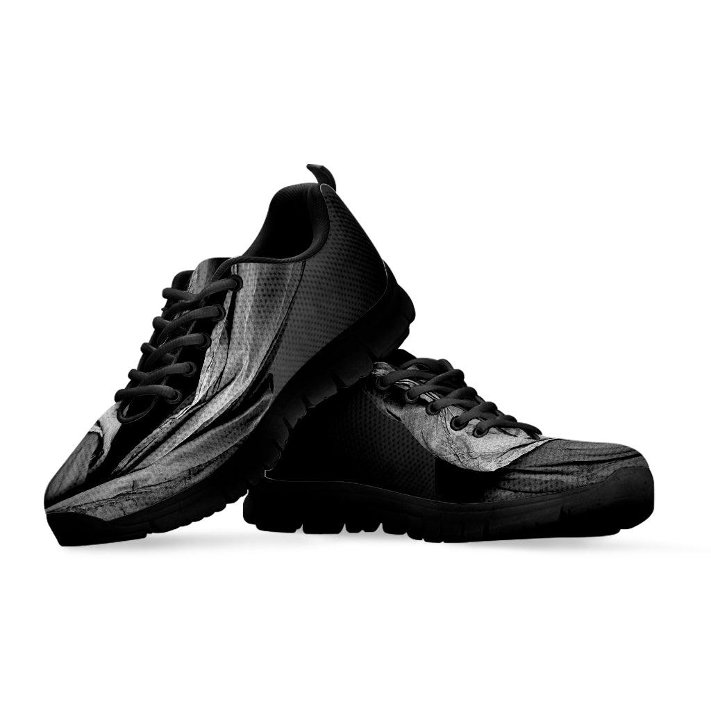Ghost In The Darkness 3D Print Black Sneakers