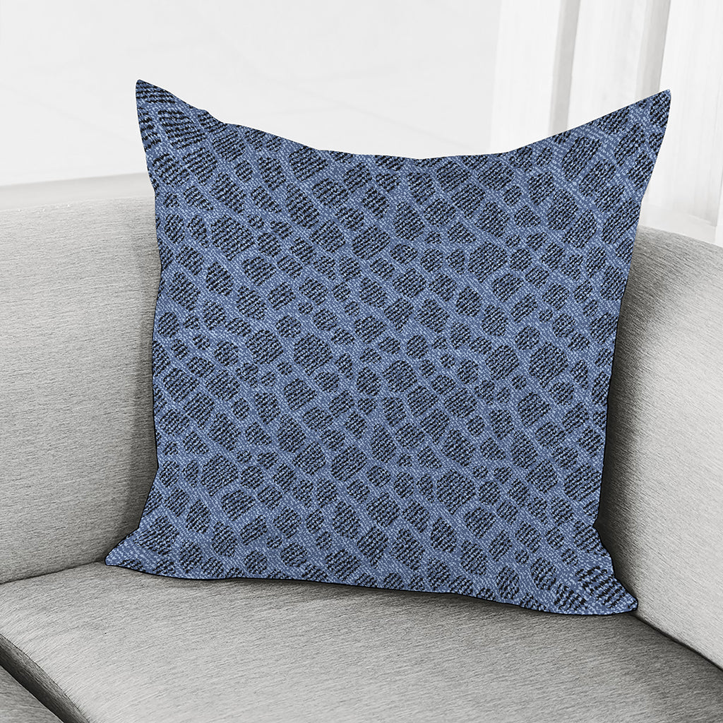 Giraffe Denim Jeans Pattern Print Pillow Cover