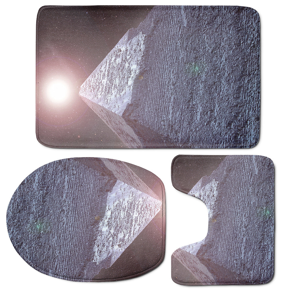 Giza Pyramid Print 3 Piece Bath Mat Set