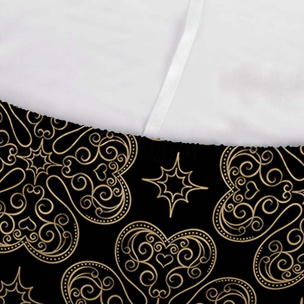 Gold Clover St. Patrick's Day Print Sofa Cover