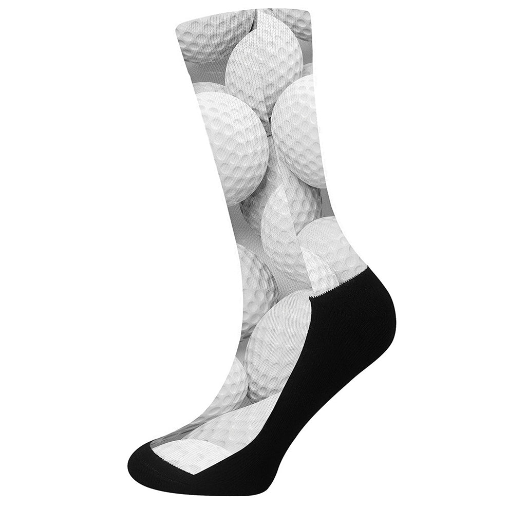 Golf Ball 3D Print Crew Socks