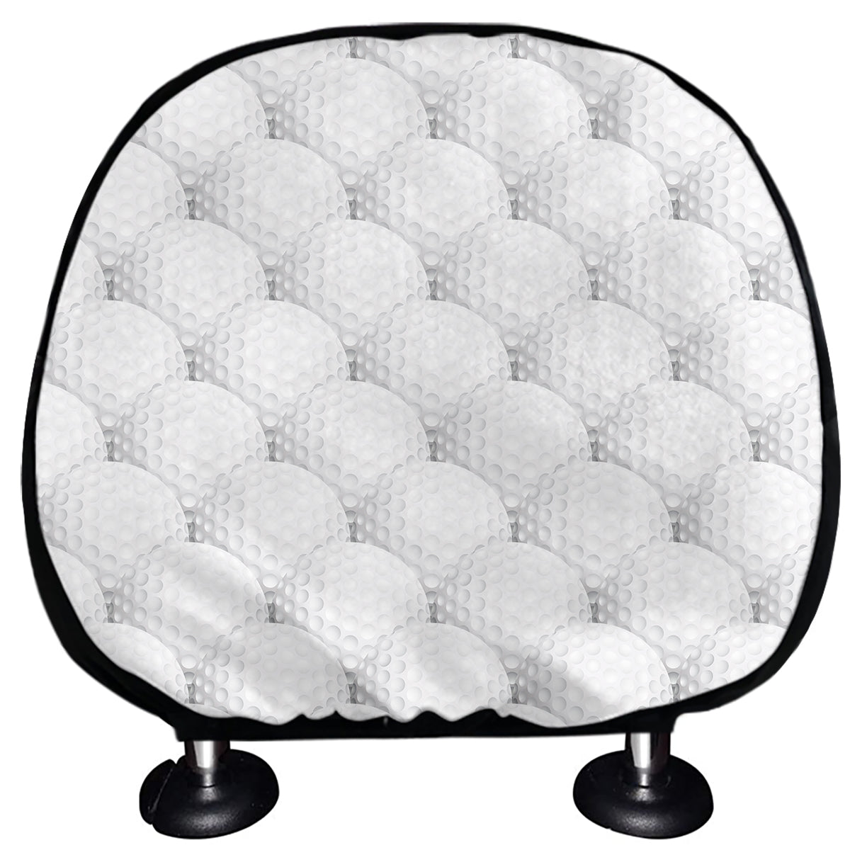 Golf Ball Pattern Print Car Headrest Covers