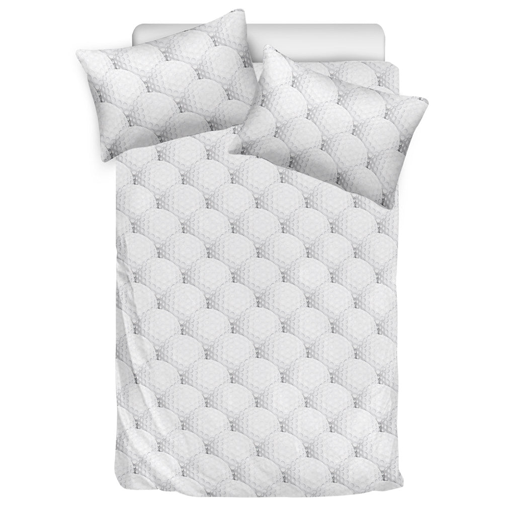 Golf Ball Pattern Print Duvet Cover Bedding Set