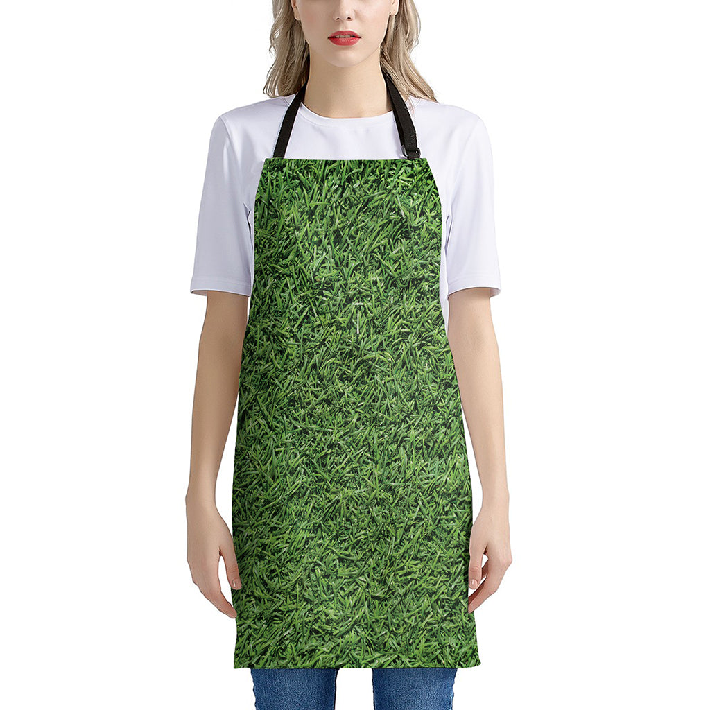 Golf Course Grass Print Apron