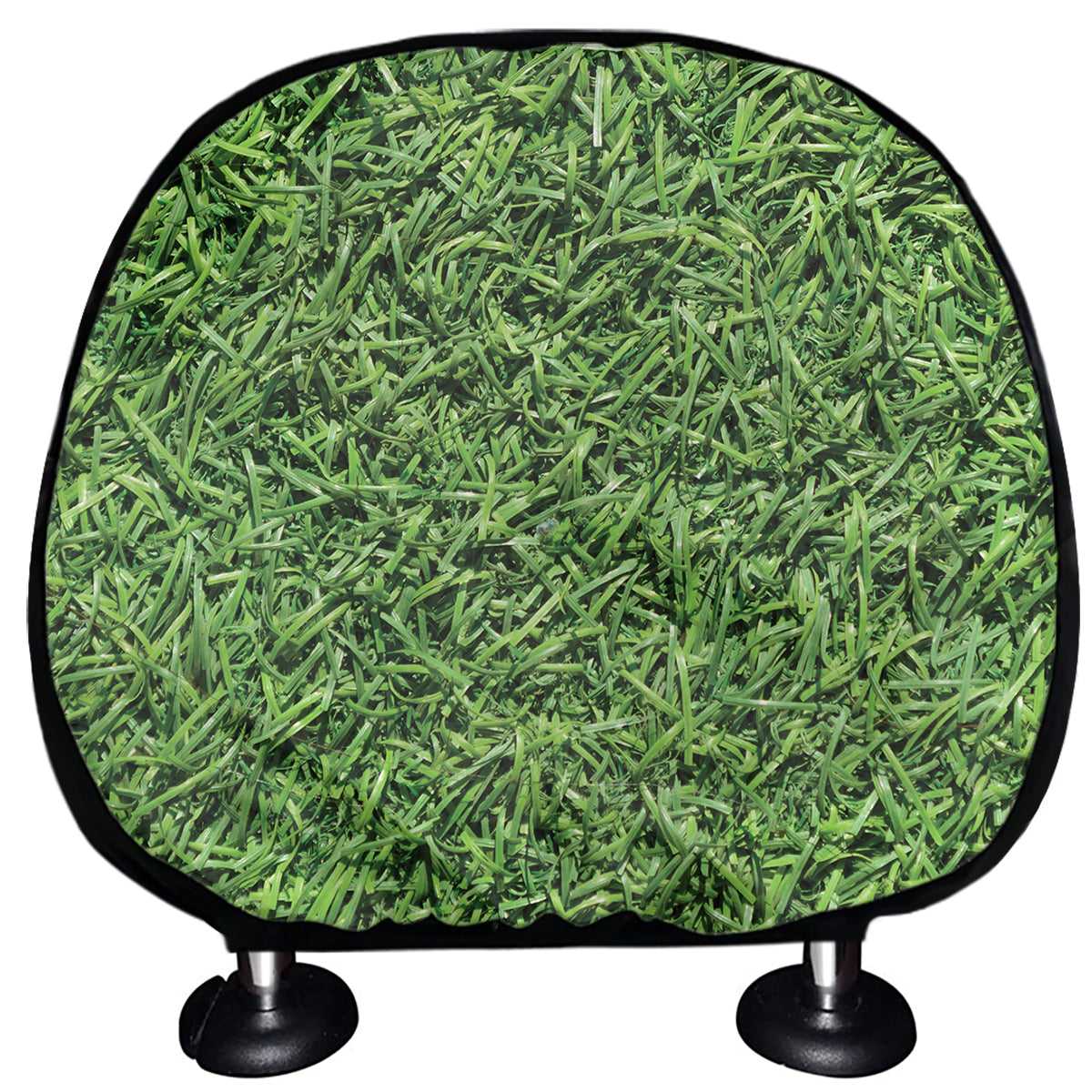 Golf Course Grass Print Car Headrest Covers