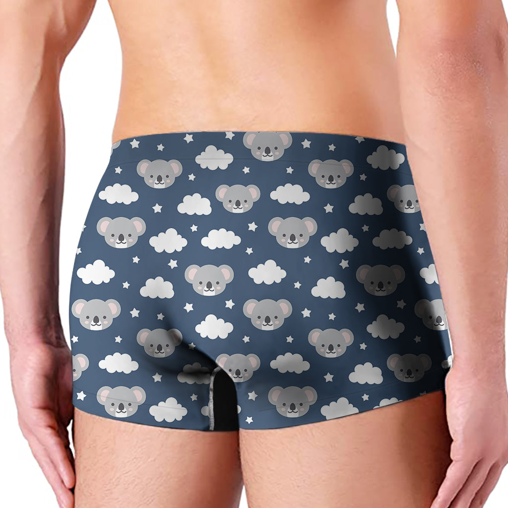 Good Night Koala Pattern Print Men's Boxer Briefs