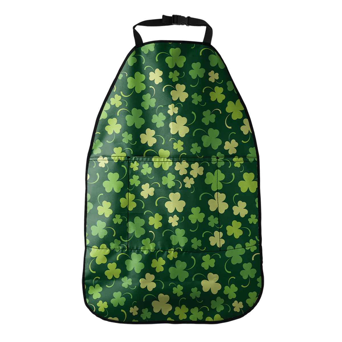 Green Clover Saint Patrick's Day Print Car Seat Organizers