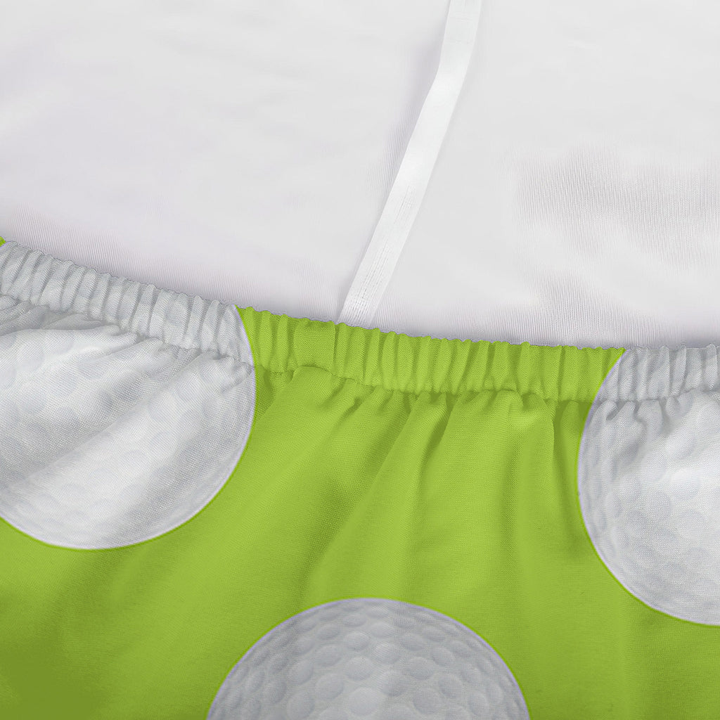 Green Golf Ball Pattern Print Sofa Cover