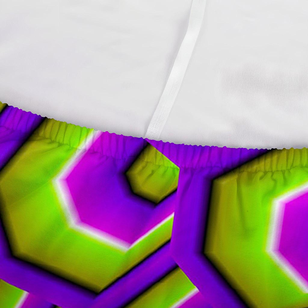 Green Hive Moving Optical Illusion Sofa Cover