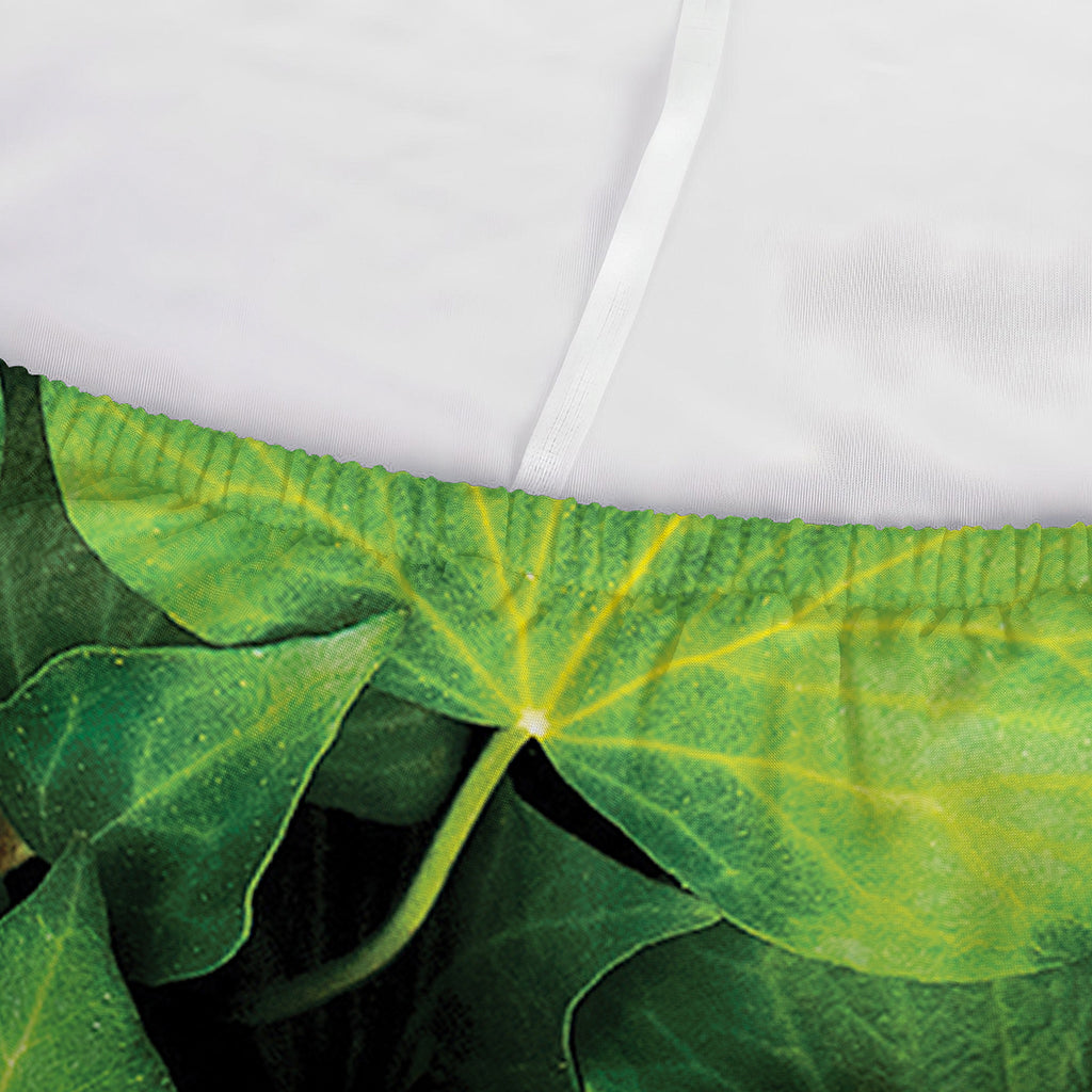 Green Ivy Leaf Print Sofa Cover