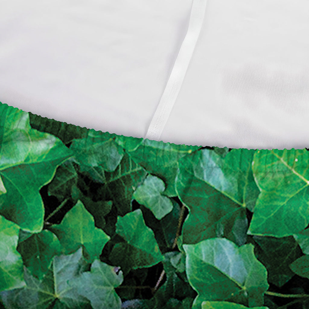 Green Ivy Wall Print Sofa Cover