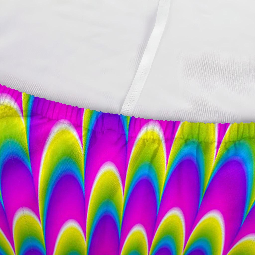 Green Wave Moving Optical Illusion Sofa Cover