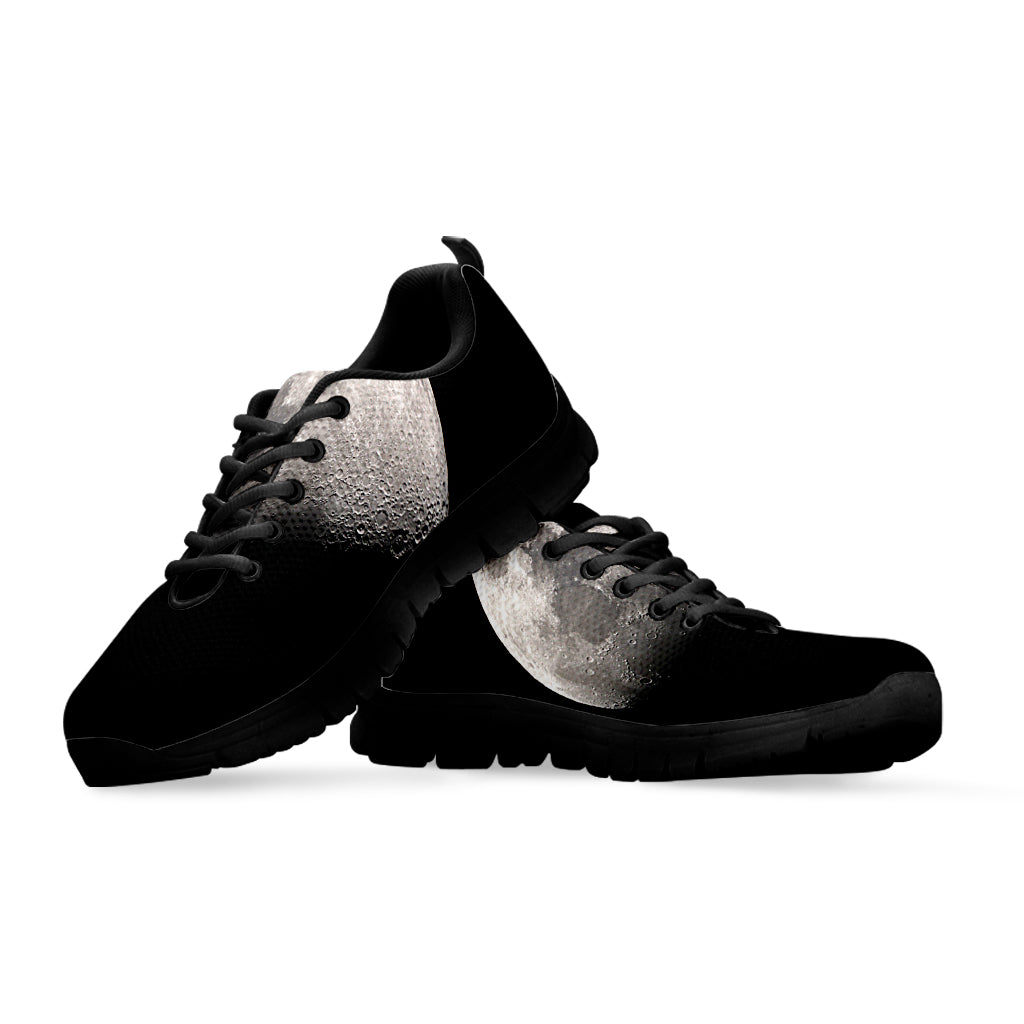 Half Moon Print Black Sneakers