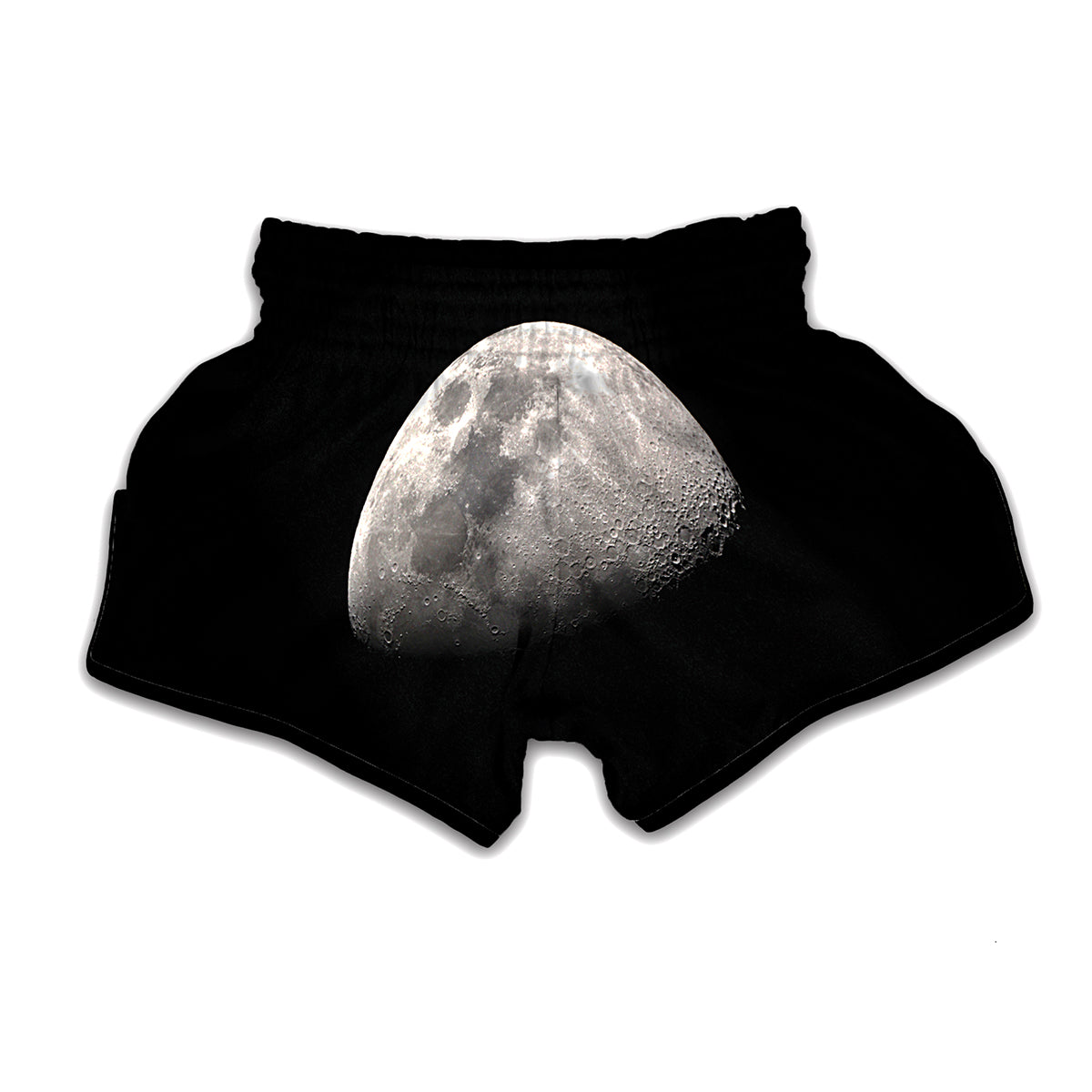 Half Moon Print Muay Thai Boxing Shorts