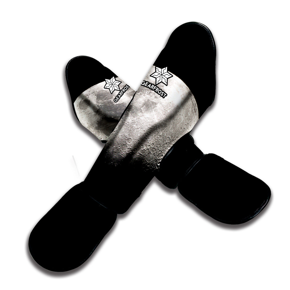 Half Moon Print Muay Thai Shin Guard