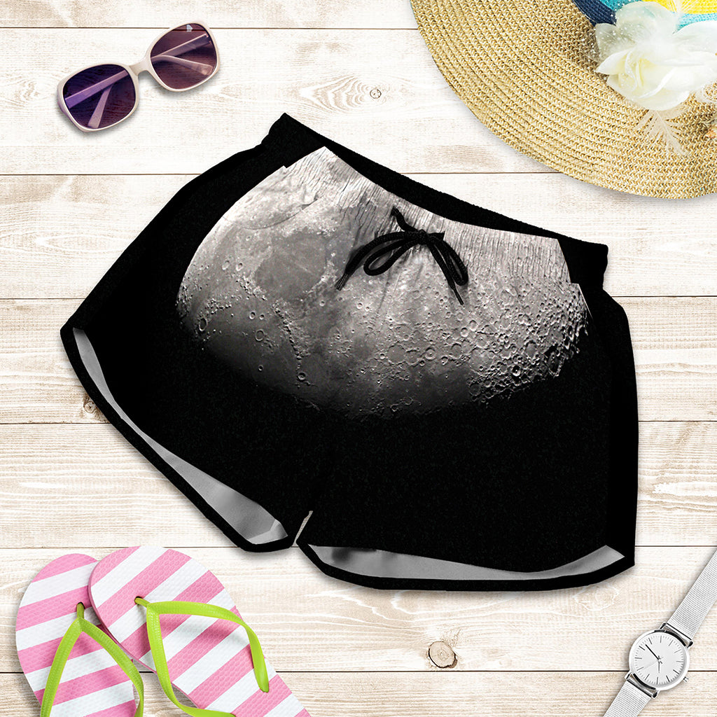 Half Moon Print Women's Shorts