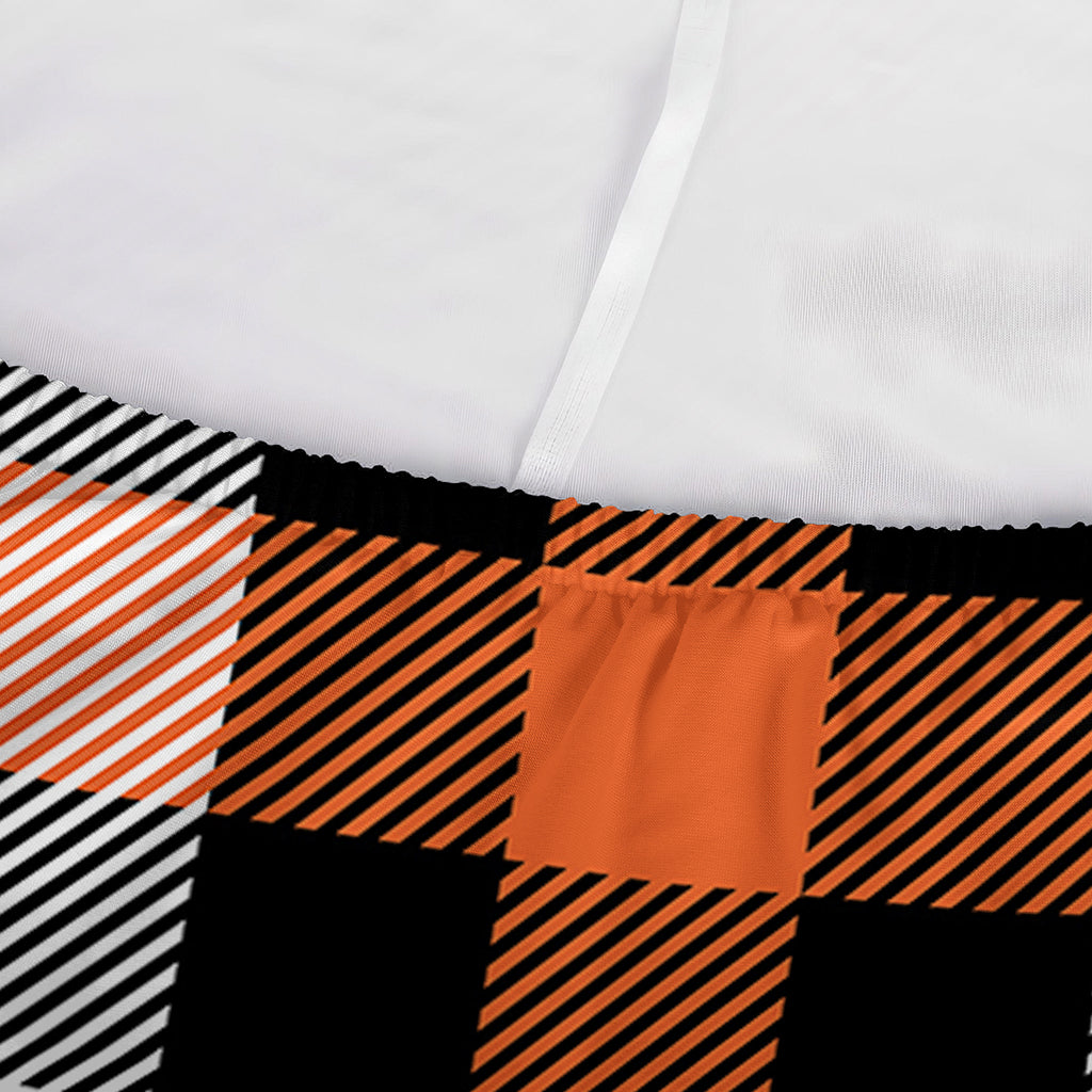 Halloween Buffalo Plaid Pattern Print Sofa Cover
