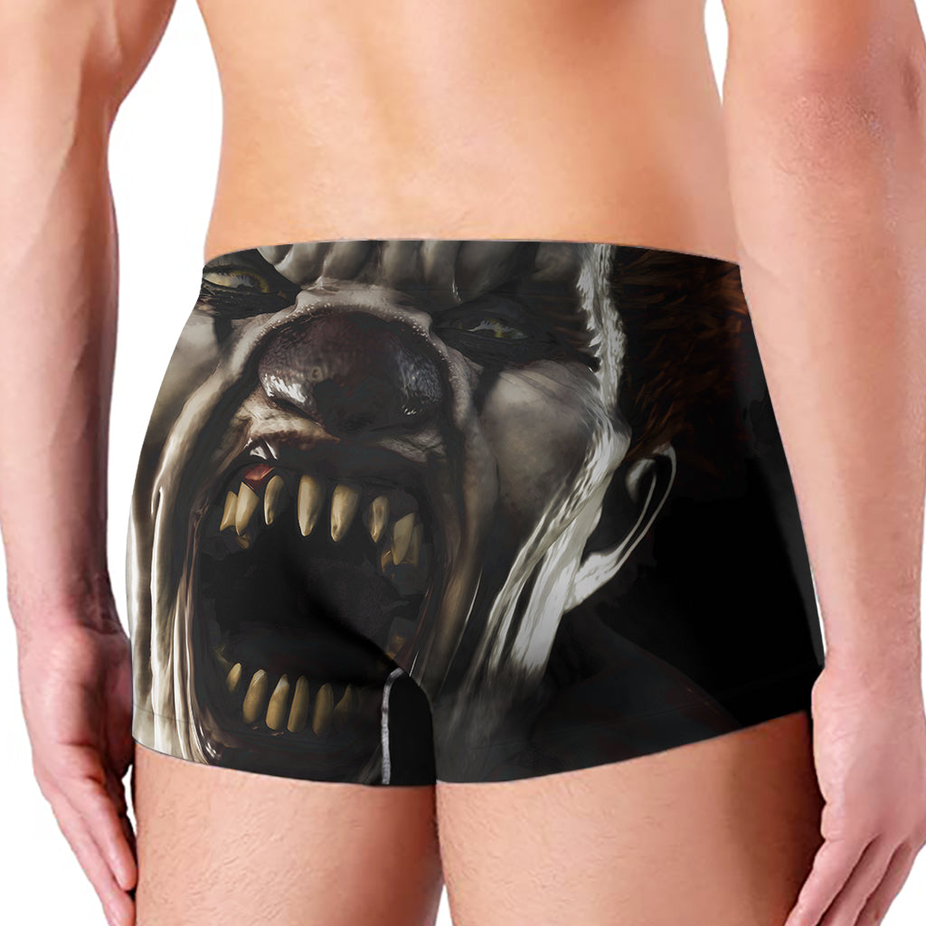 Halloween Clown Print Men's Boxer Briefs