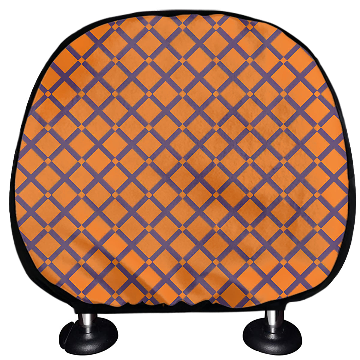 Halloween Cross Pattern Print Car Headrest Covers