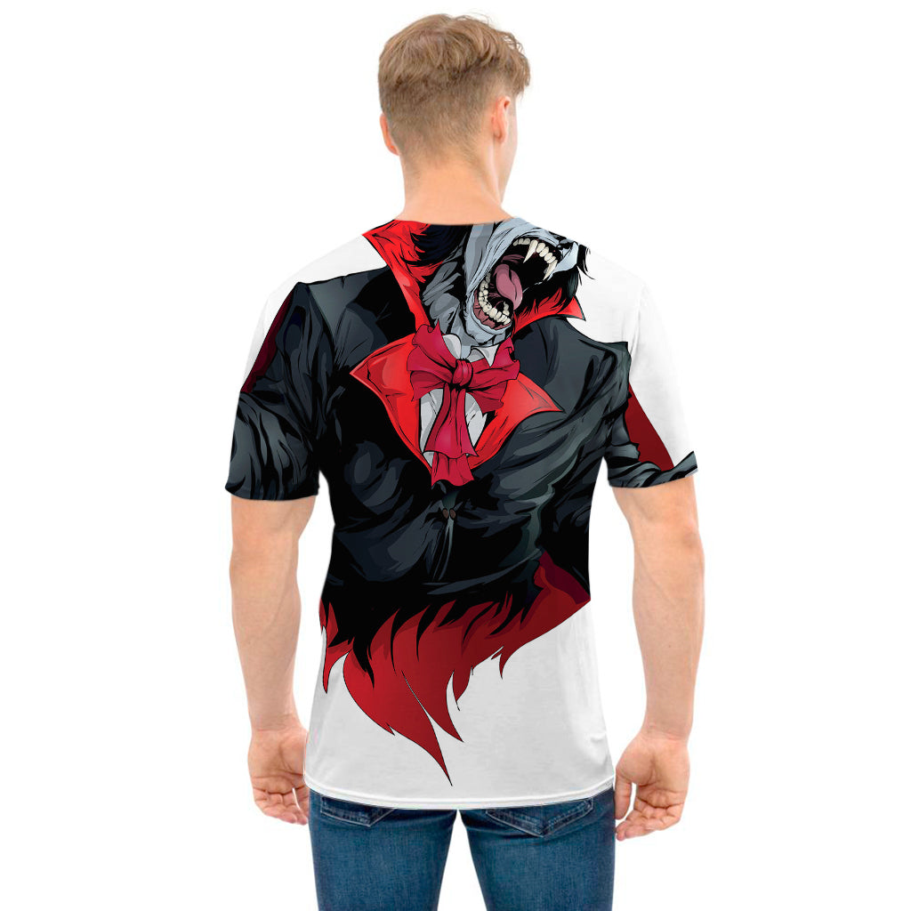 Halloween Evil Vampire Print Men's T-Shirt