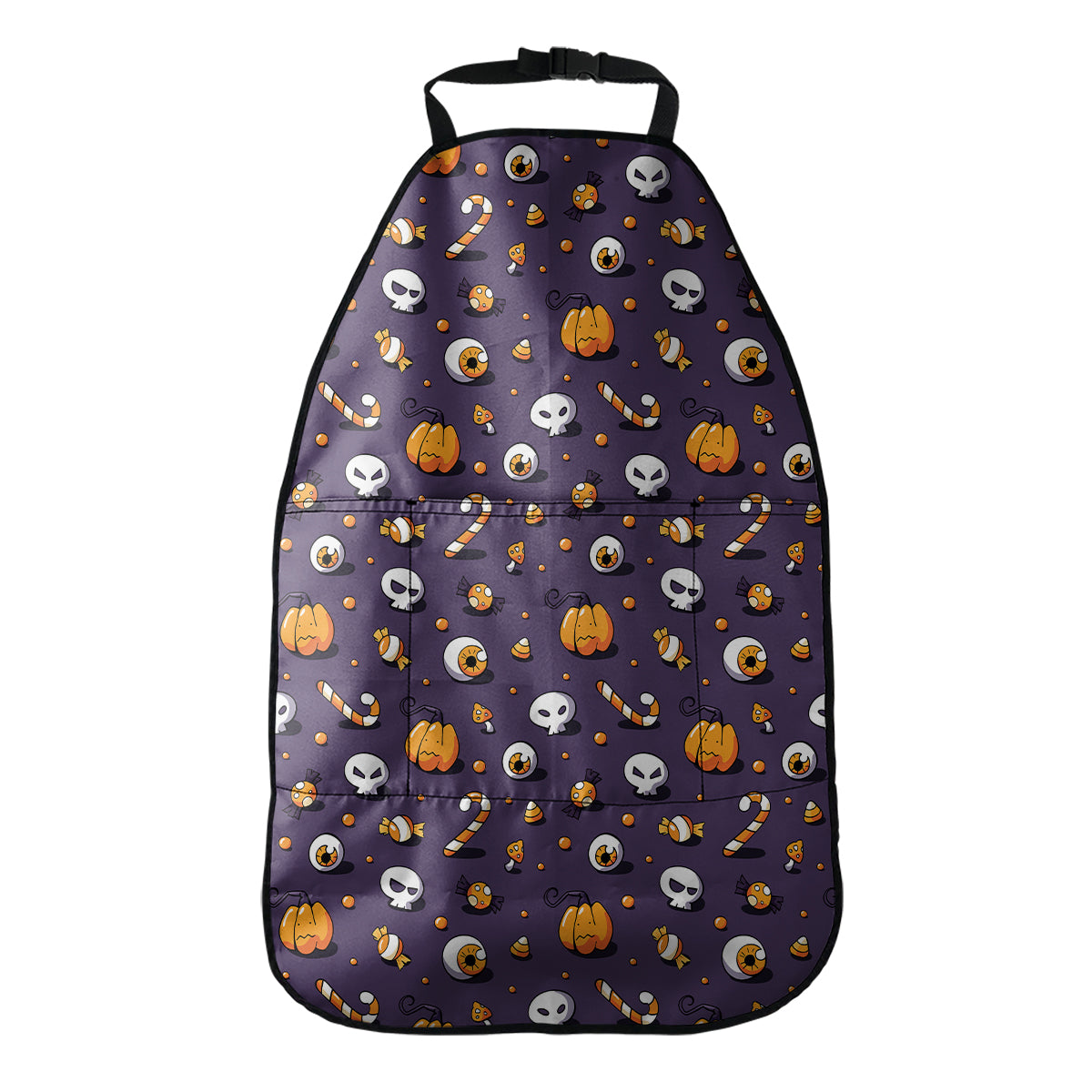 Halloween Eyeball Pattern Print Car Seat Organizers