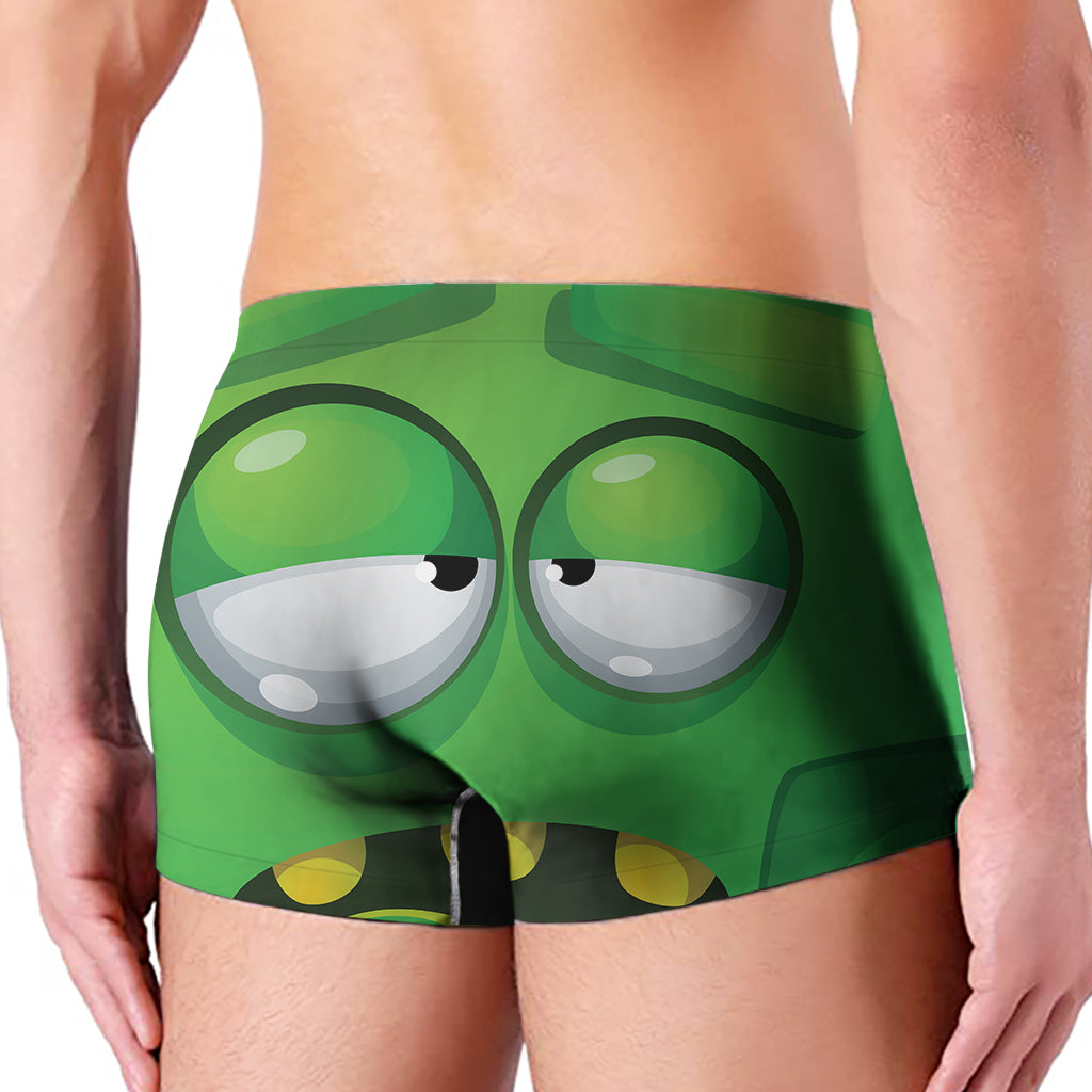 Halloween Frankenstein Face Print Men's Boxer Briefs
