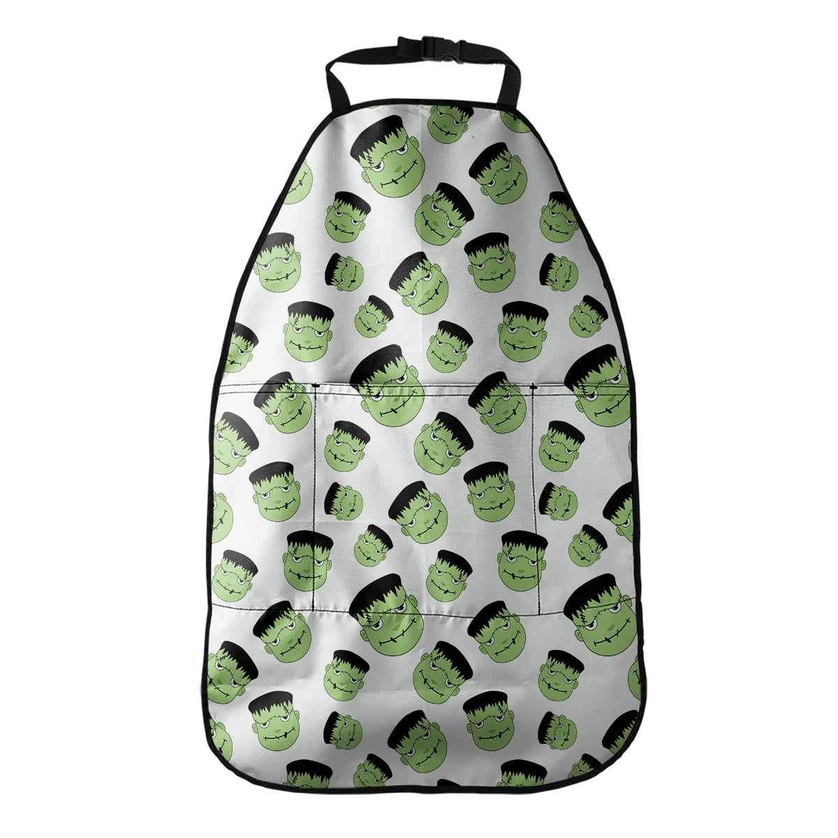 Halloween Frankenstein Pattern Print Car Seat Organizers