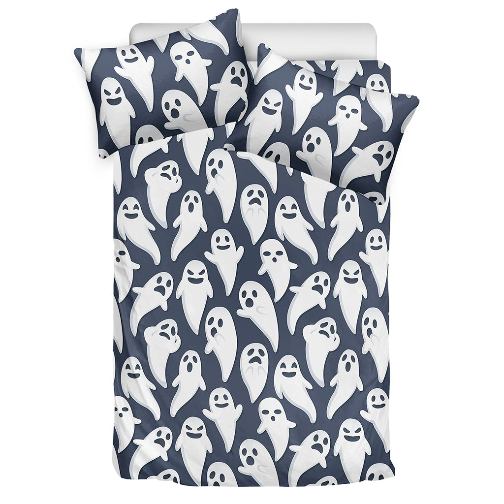 Halloween Ghost Pattern Print Duvet Cover Bedding Set