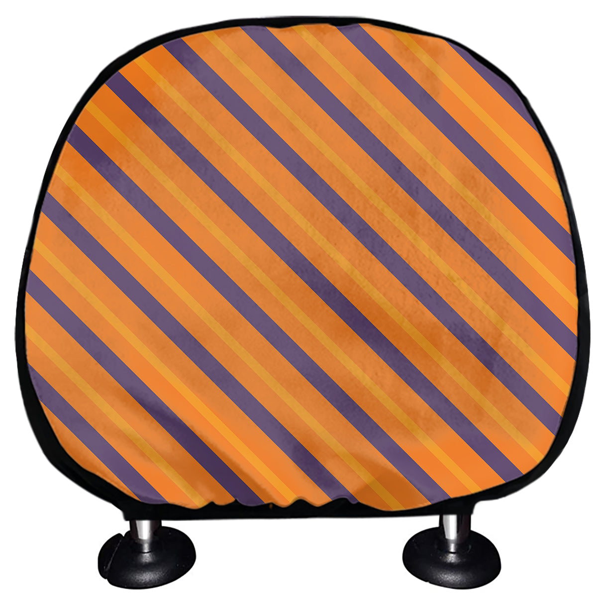 Halloween Line Pattern Print Car Headrest Covers