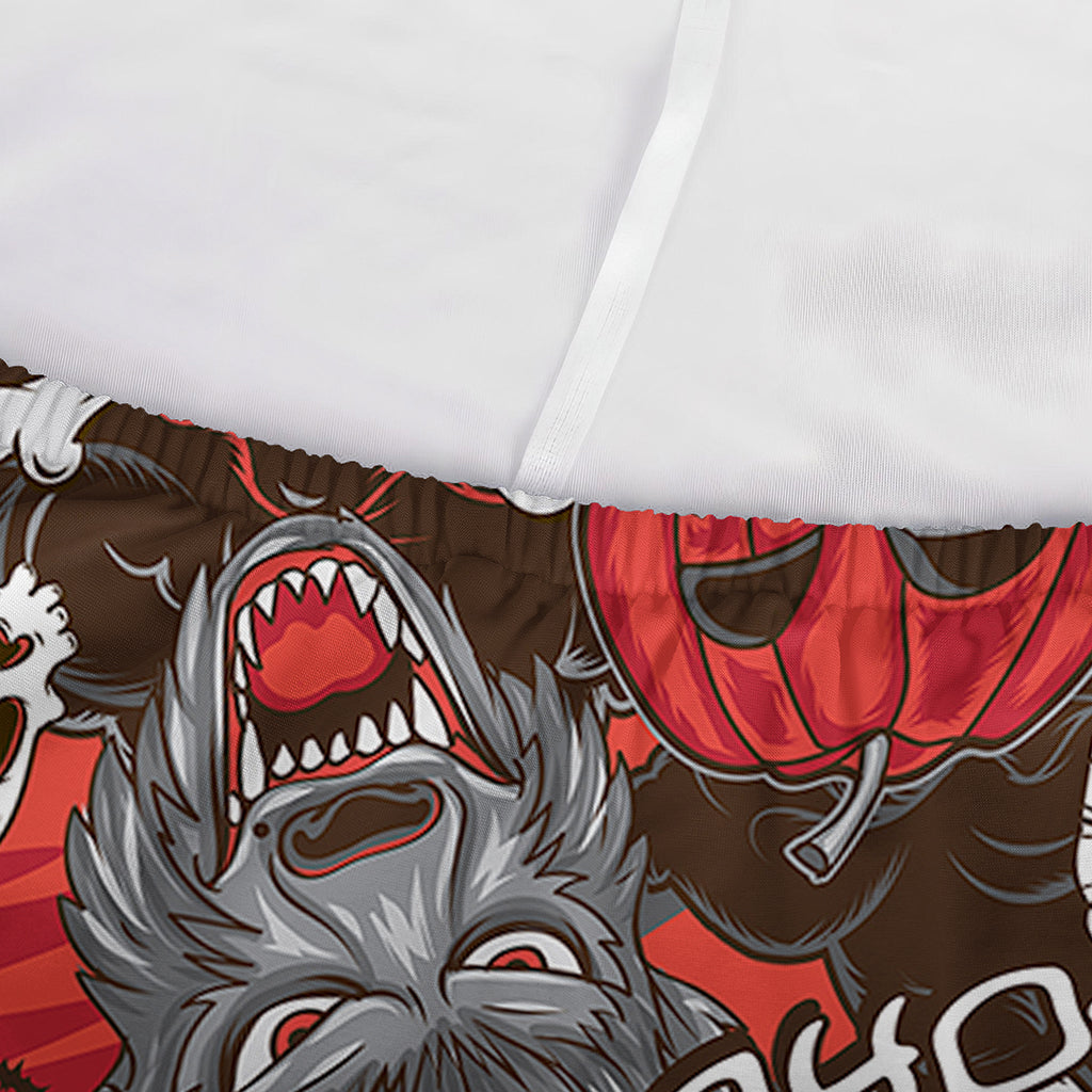Halloween Monsters Pattern Print Sofa Cover