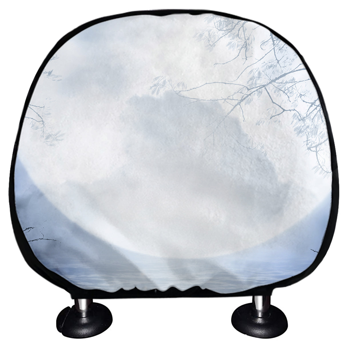 Halloween Moonlight Print Car Headrest Covers