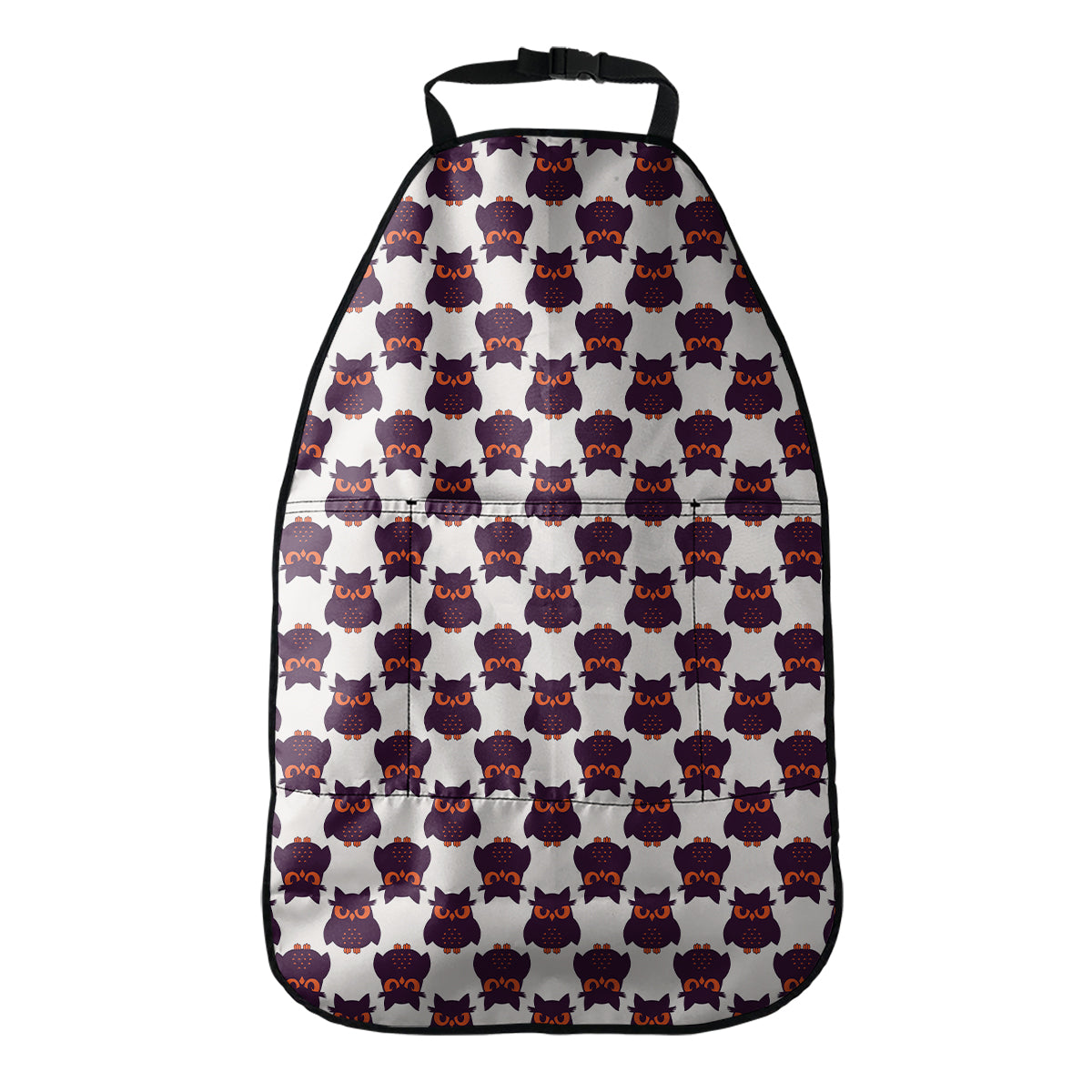 Halloween Owl Pattern Print Car Seat Organizers