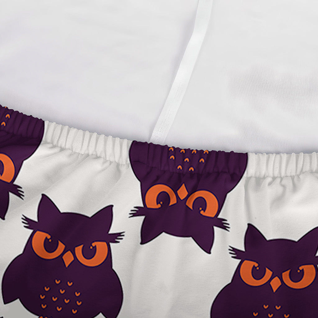 Halloween Owl Pattern Print Sofa Cover