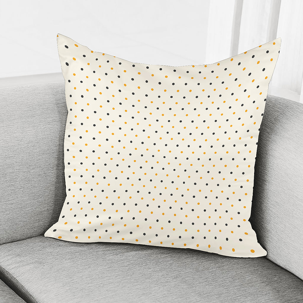 Halloween Polka Dot Pattern Print Pillow Cover