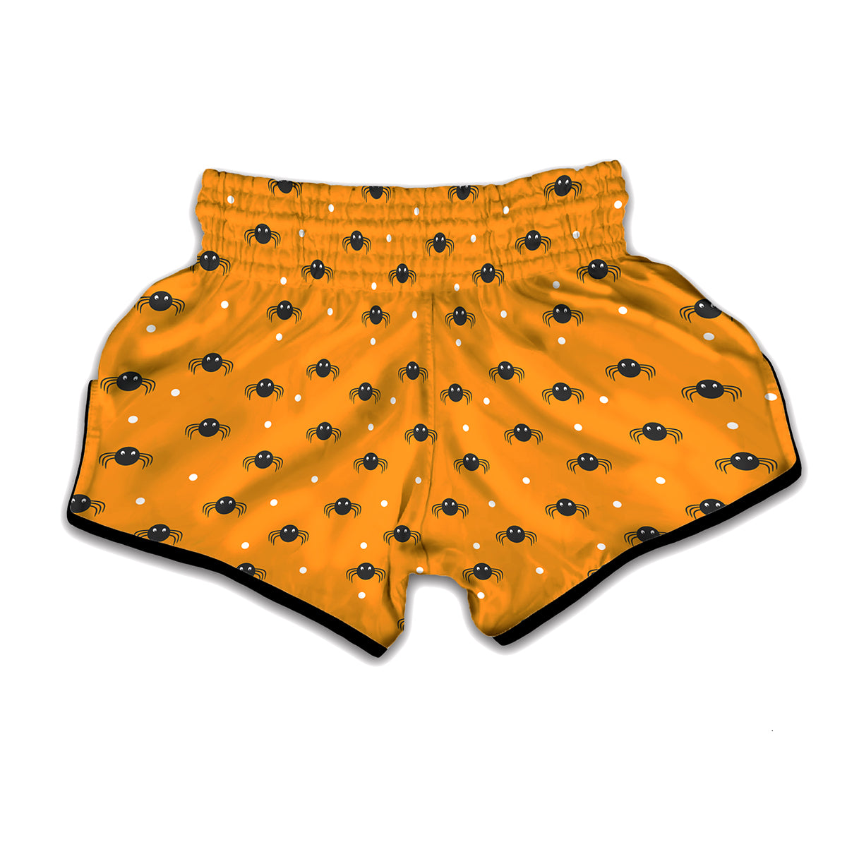 Halloween Spider Pattern Print Muay Thai Boxing Shorts