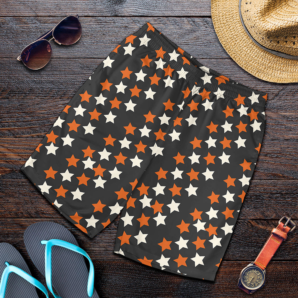 Halloween Star Pattern Print Men's Shorts