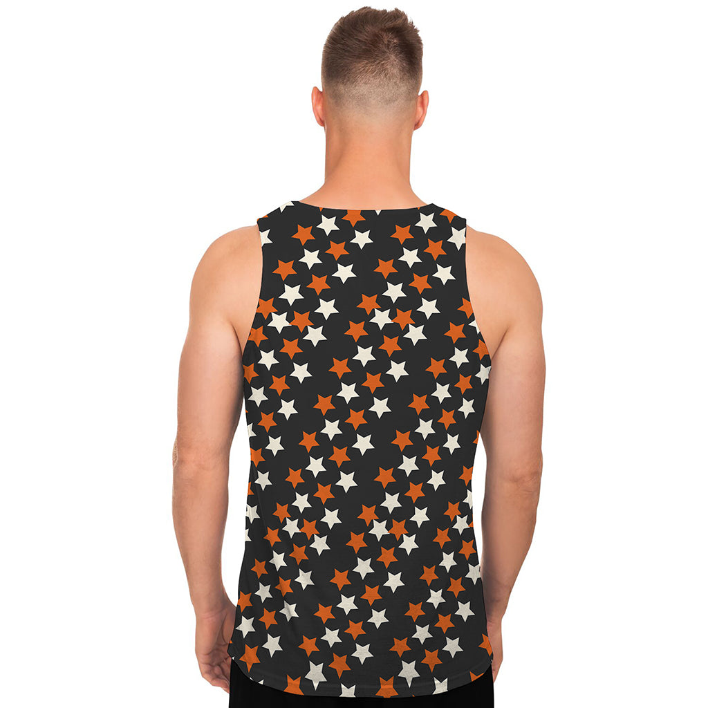 Halloween Star Pattern Print Men's Tank Top